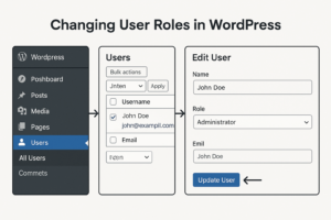How to change user roles in WordPress